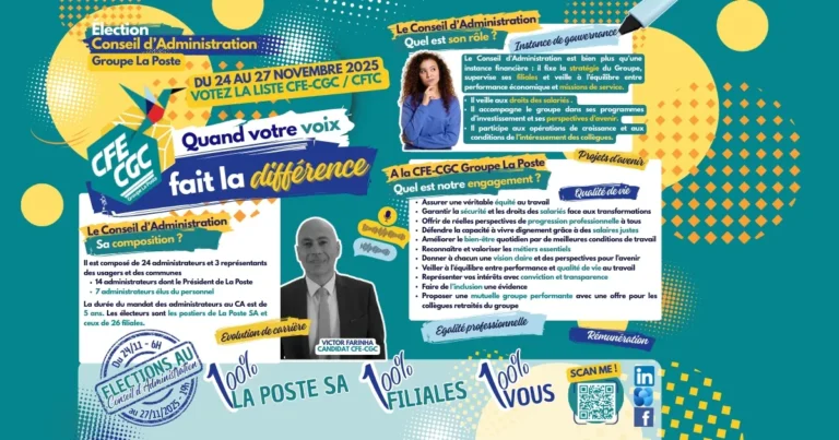 Election au Conseil d'Administration