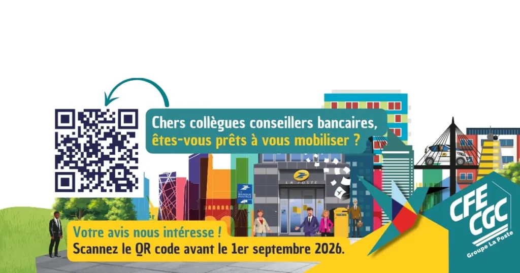 RVB des conseillers bancaires à La Poste