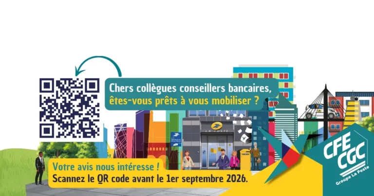 RVB des conseillers bancaires à La Poste